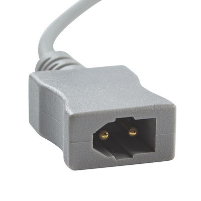 3.0M Adaptador de temperatura del escudo de aire de PVC Cable para conector de doble pin Proximal con conector rectangular