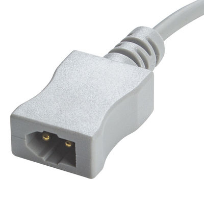 3.0M Adaptador de temperatura del escudo de aire de PVC Cable para conector de doble pin Proximal con conector rectangular