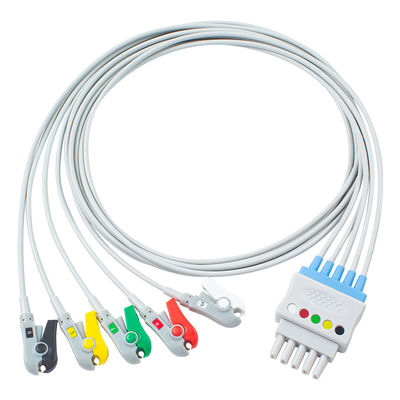 La ventaja de Philips M1625A 989803104521 ECG ata con alambre el IEC del cable de 6 ventajas acorta P.M. 20 IntelliVue MX800