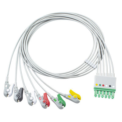 S-iemens Draeger Drager MP03405 Cables ECG Cable de 6 conductores Grabber M300 Infinity M540 MultiMed Plus IEC Clip