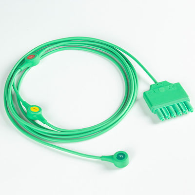Reusable ECG Leadwires Drager Siemens Monolead 3Lead IEC Snap MS14555 ECG Leadwires
