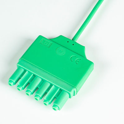 Cables de conducción de ECG reutilizables Drager Sie-mens Monolead 3Lead IEC Snap MS14555 Cables de conducción de ECG
