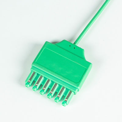 MS14682 ECG Cable Drager ECG monoconductor de un solo pin 6conductor de plomo cables IEC Snap