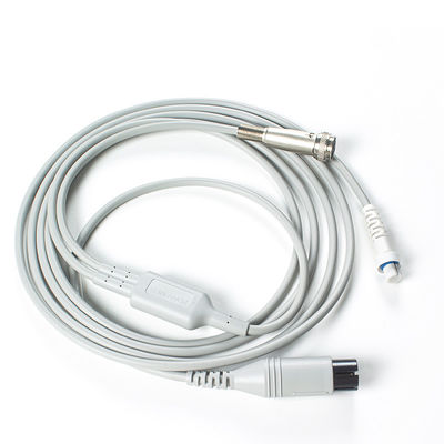 Cable de salida cardíaca de Spacelabs compatible con sondas de temperatura de inyección de Baxter Edwards / Abbott