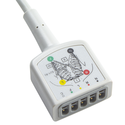 AAMI 3cable de ECG de conducción de 130 cm 12 pines tipo VS