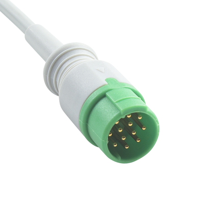 AAMI 3cable de ECG de conducción de 130 cm 12 pines tipo VS