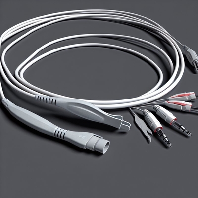 Philips ECG Cable 5 Plomo 12Pin M1975A para adultos y niños