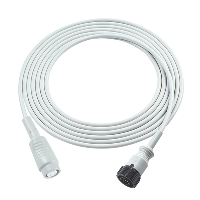 Cable adaptador IBP compatible con GE, 5 pines a Abbott, 3.5M, TPU gris