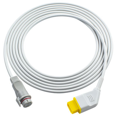 Cable adaptador IBP compatible con NihonKohden, conector AG