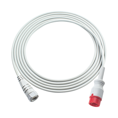 Cable de extensión del adaptador IBP de Zoncare 8pin a Edward Argon BD Abbott BB PVB Utah Medex conector Mindray