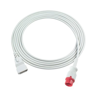 Cable adaptador IBP BARD de 8 pines con conector Edward Argon BD Abbott BB PVB Utah Medex Mindray Cable de extensión del transductor IBP