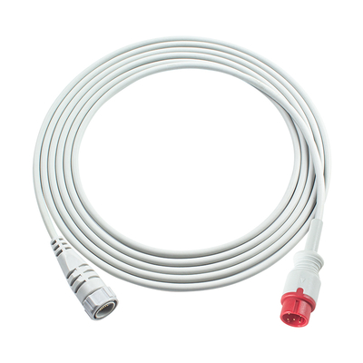 Cable adaptador IBP BARD de 8 pines con conector Edward Argon BD Abbott BB PVB Utah Medex Mindray Cable de extensión del transductor IBP