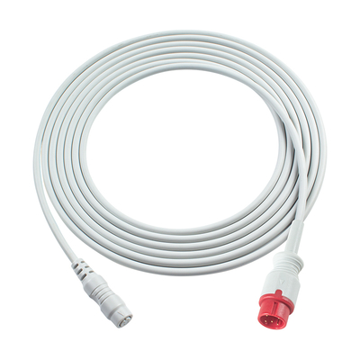 Cable adaptador IBP BARD de 8 pines con conector Edward Argon BD Abbott BB PVB Utah Medex Mindray Cable de extensión del transductor IBP