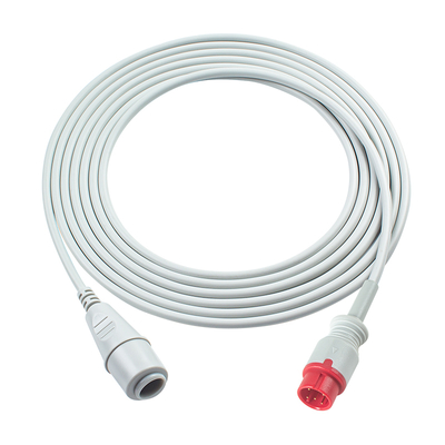 Cable adaptador IBP BARD de 8 pines con conector Edward Argon BD Abbott BB PVB Utah Medex Mindray Cable de extensión del transductor IBP