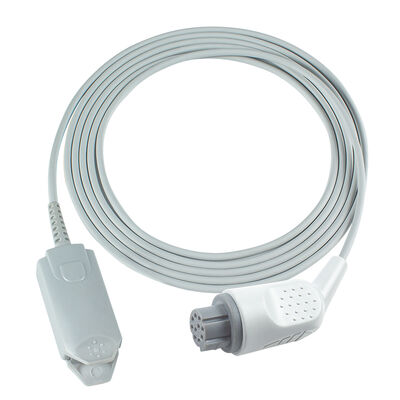 Cable sensor SpO2 GE Datex Ohmeda OXY-C7 10Pin a DB9 Adaptador de extensión SpO2 AS/3 CS/3 Capnomac Ultima Cardiocap