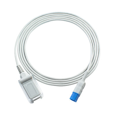 Cable del adaptador de Pin To 9Pin SpO2 del cable 8 del sensor de Shenmei SpO2 para las clínicas/los hospitales