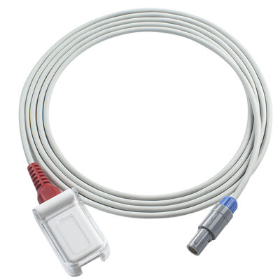Zondan SpO2 Sensor Cable más o menos rojo Adaptador tecnológico Cable 8pin 2.4M
