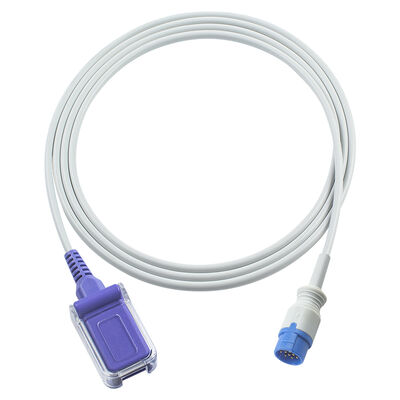Emtel SpO2 Sensor Cable SpO2 Adaptador Cable Nelcor O-ximax Tech 10Pin para el conector DB9