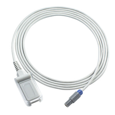 Petas SpO2 Adaptador Cable de conexión 6Pin 40 grados para el conector DB9 SpO2 Sensor sonda