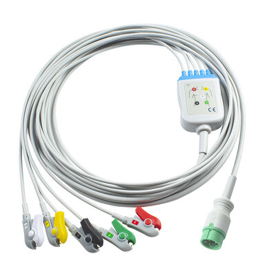 Cable y cables conductores de ECG creativos de 12 K y 6 pines