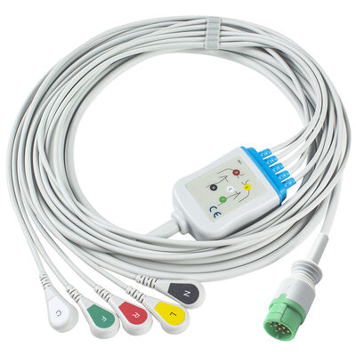Fukuda Denshi CI-700E-5 ECG ECG Cable 12Pin Dynascope DS-7100 DS-7000 DS-7200 DS-7300