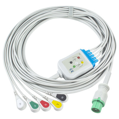Cable de ECG EKG Fukuda Denshi 0012-00-1192 de 12 pines para Expert Dynascope DS-5100 DS-5100E DS-5300W DS-5400 Dynascope DS-7001