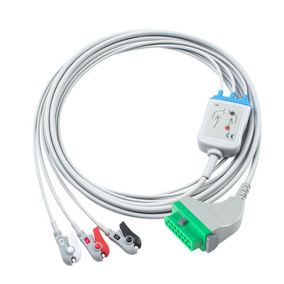 Cable de ECG Fukuda Denshi CIO-07CTP-5NA CIO-07CTP-3NA 15 pines DSL-8001 DSL-8001R Dynascope DS-8100 DS-8200 DS-8500