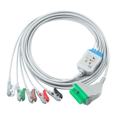 Cable de ECG Fukuda Denshi CIO-07CTP-5NA CIO-07CTP-3NA 15 pines DSL-8001 DSL-8001R Dynascope DS-8100 DS-8200 DS-8500