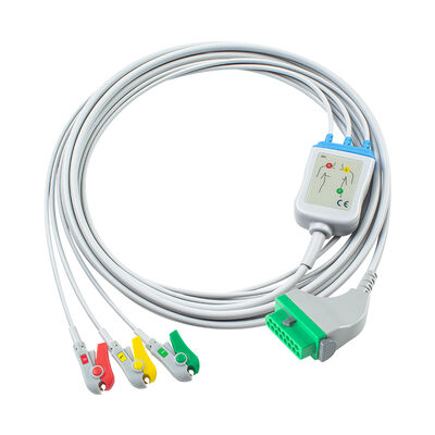 Cable de ECG Fukuda Denshi CIO-07CTP-5NA CIO-07CTP-3NA 15 pines DSL-8001 DSL-8001R Dynascope DS-8100 DS-8200 DS-8500