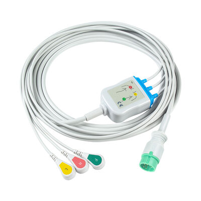 MDK MED KB15A Cable y cables conductores de ECG de 6 pines