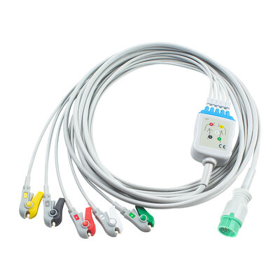 MDK MED KB15A Cable y cables conductores de ECG de 6 pines