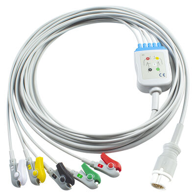 Cable de ECG 5 Plomo 12Pin M1975A para adultos y niños