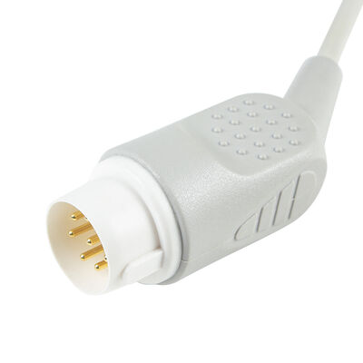 Ph 43100A 8Pin ECG Cables y cables de plomo HP máquina de desfibrilador CodeMaster XL +