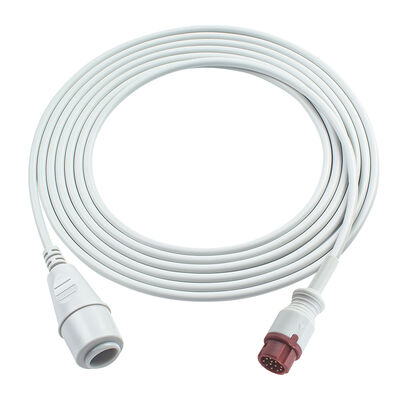 Cable de adaptador IBP de 12 pin para Edward Argon BD Abbott BB PVB Utah Conector Medex Mindray para BT-710 BT-720 BT-740 BT-770 BT-780