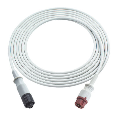 Cable de adaptador IBP de 12 pin para Edward Argon BD Abbott BB PVB Utah Conector Medex Mindray para BT-710 BT-720 BT-740 BT-770 BT-780