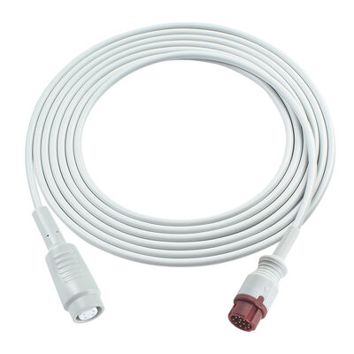 Cable de adaptador IBP de 12 pin para Edward Argon BD Abbott BB PVB Utah Conector Medex Mindray para BT-710 BT-720 BT-740 BT-770 BT-780