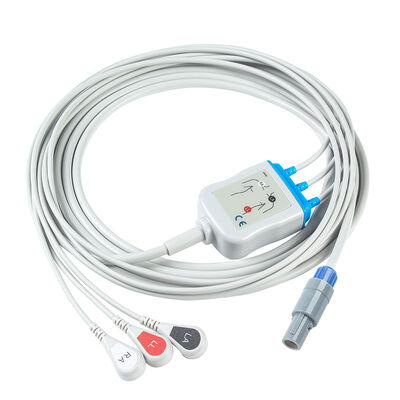 Monitor multiparámetro Huntleigh de 8 pines Smartsigns Compact 300 500 Cable de ECG Cables y cables conductores de ECG