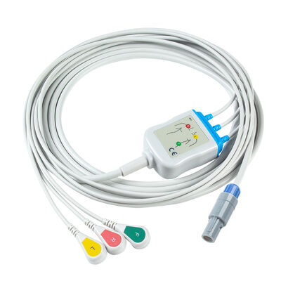 Monitor multiparámetro Huntleigh de 8 pines Smartsigns Compact 300 500 Cable de ECG Cables y cables conductores de ECG