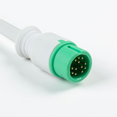 Cable ECG directo Yonker 12Pin E12 One Cables y cables conductores 3Lead AHA IEC
