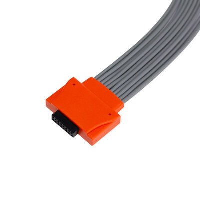 Cable Holter de ECG compatible con Cardioline Walk400h Clickholter NG de 5/7 derivaciones, material TPU y código de colores IEC