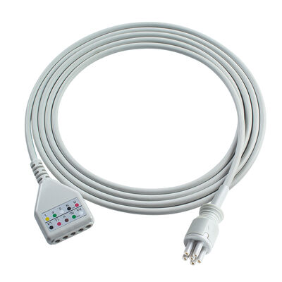 Omron > Colin 6Pin Conector 3 5Cable de adaptador de tronco de ECG de plomo MC039-55 Cables de extensión de ECG estilo Din