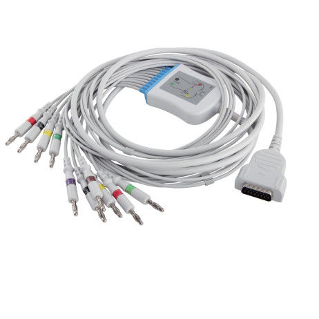 Conector MAC500 MAC600 2104727-001 del IEC 4.0Banana del cable y de los Leadwires del ECG de GE Marqutte