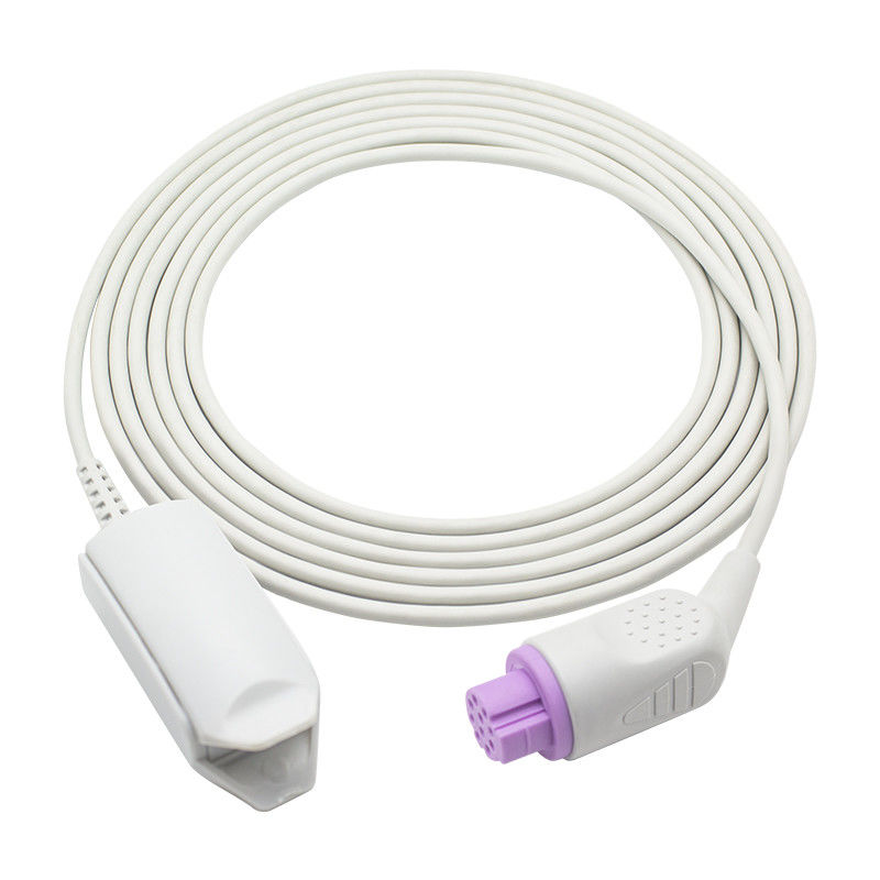 Sensor de Digitaces 10 Pin Adult Finger Clip Oxygen del sensor SpO2 de Artema Diascope 800