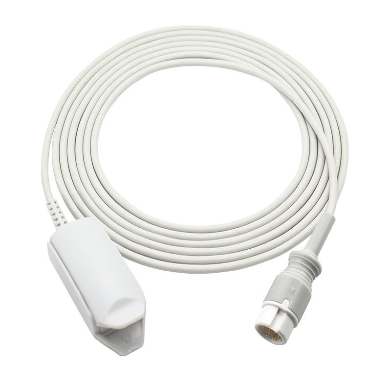 Sensor 115-023135-00 SpO2 de Mindray Accutorr 3 DPM6 0010-30-42738 para M-asi-MES la punta de prueba de Pin Adult Finger Clip SpO2 de la tecnología 7
