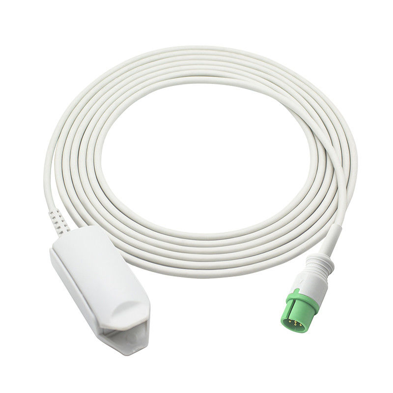 Punta de prueba reutilizable del sensor SpO2 BM3 de Bionet BM5 Digitaces 7 Pin Adult Finger Clip SpO2
