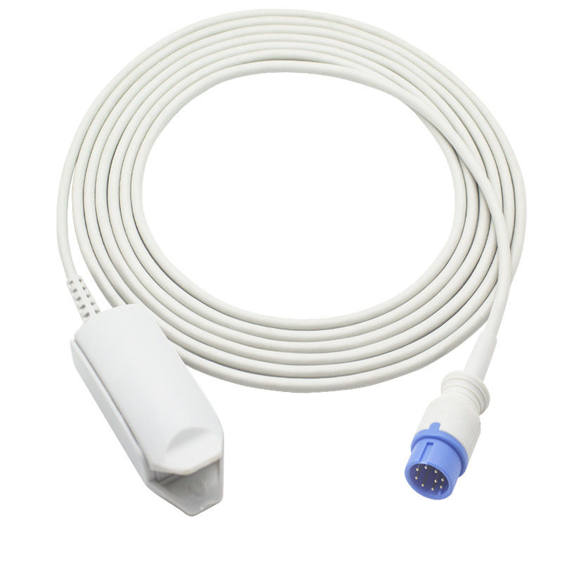 Punta de prueba reutilizable de la tecnología A3 A5 V6 M9000 9 Pin Adult Finger Clip SpO2 de Digitaces de la serie del sensor SpO2 A de Biolight