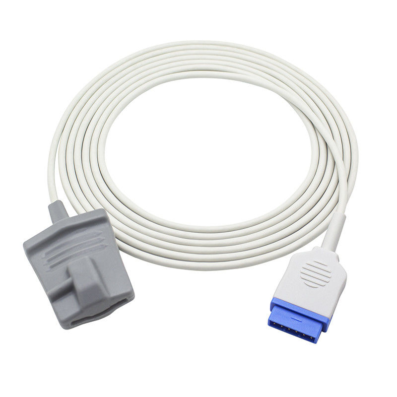Atención sanitaria Marquette de GE para M-asi-MES la punta de prueba roja SpO2 del sensor Spo2 11Pin de la tecnología 2027263-002 2016 (LNC-10-GE)