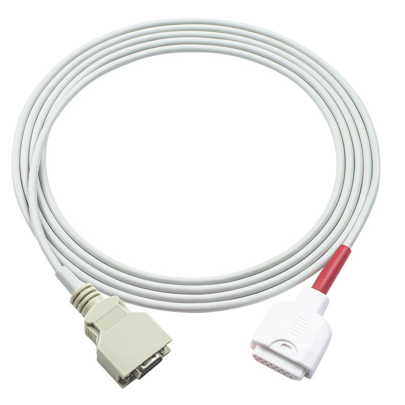 Tecnología roja LNCS 2526 de for M-asi-mo 2525 2524 14 cable de extensión paciente del adaptador del cable SpO2 del sensor del Pin SpO2