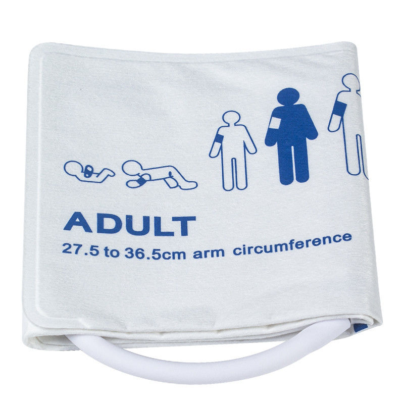 El solo tubo adulto disponible NIBP abofetea el puño de la presión arterial del puño de TPU LOS 27.5-36.5CM