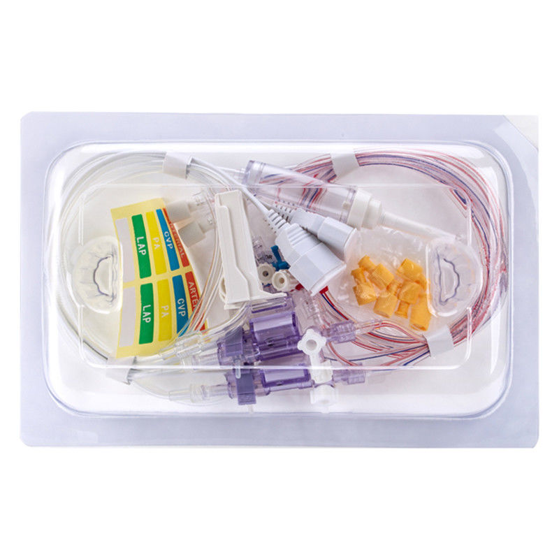 Tipo doble dual transductor invasor disponible del PB de PVB de la presión arterial para el cable del adaptador de IBP